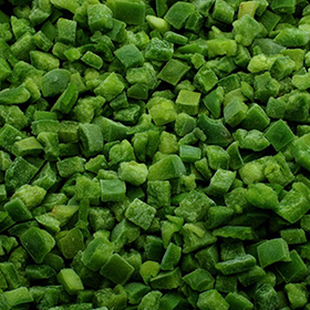Cube Green Pepper